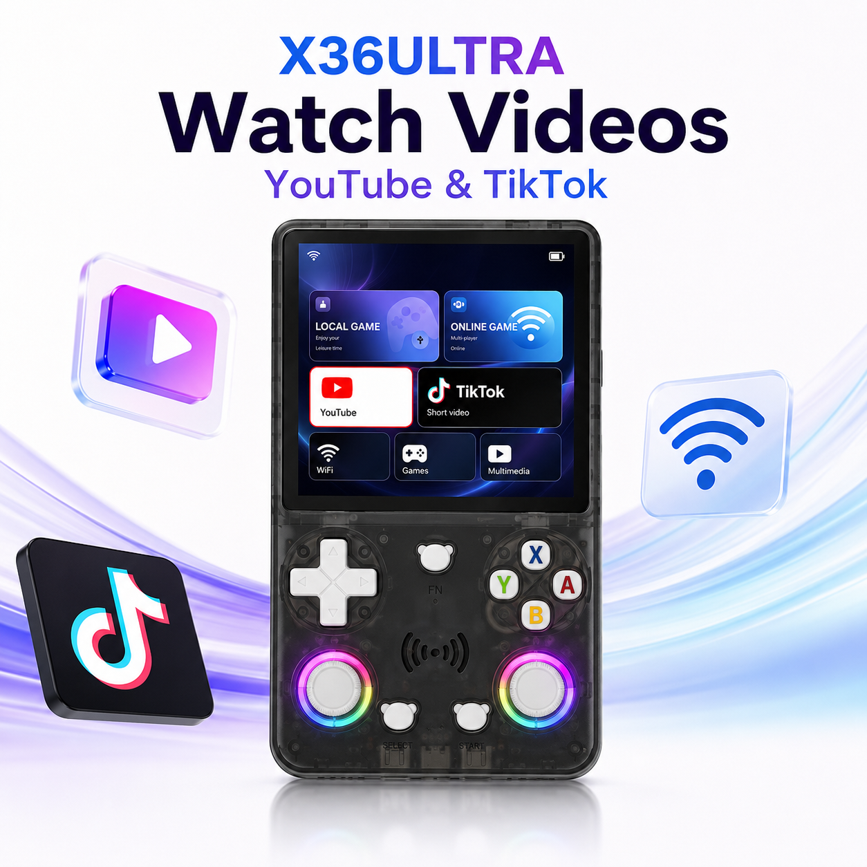 X36 Ultra 4.2-Inch WiFi Retro Handheld Console - Image 4