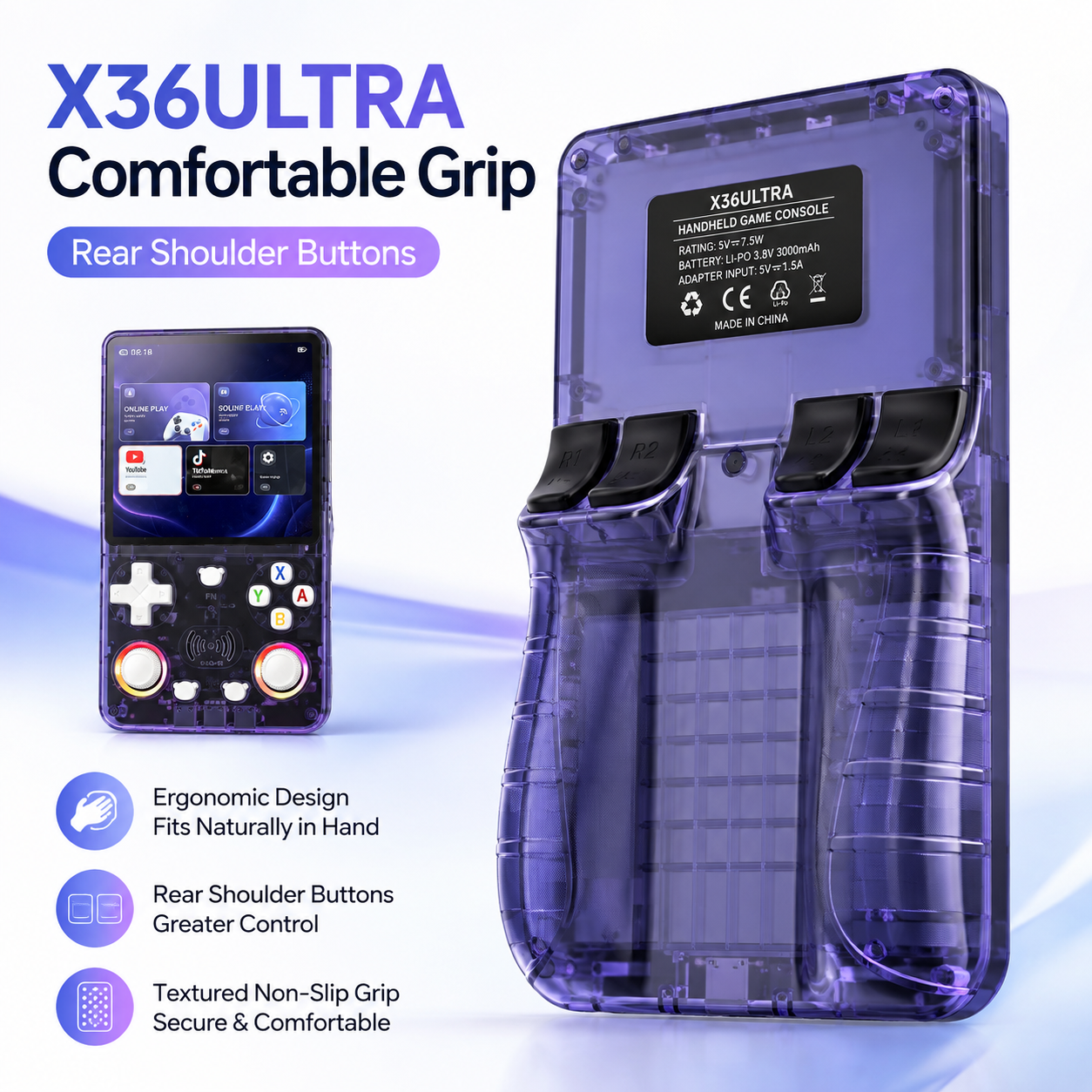 X36 Ultra 4.2-Inch WiFi Retro Handheld Console - Image 7