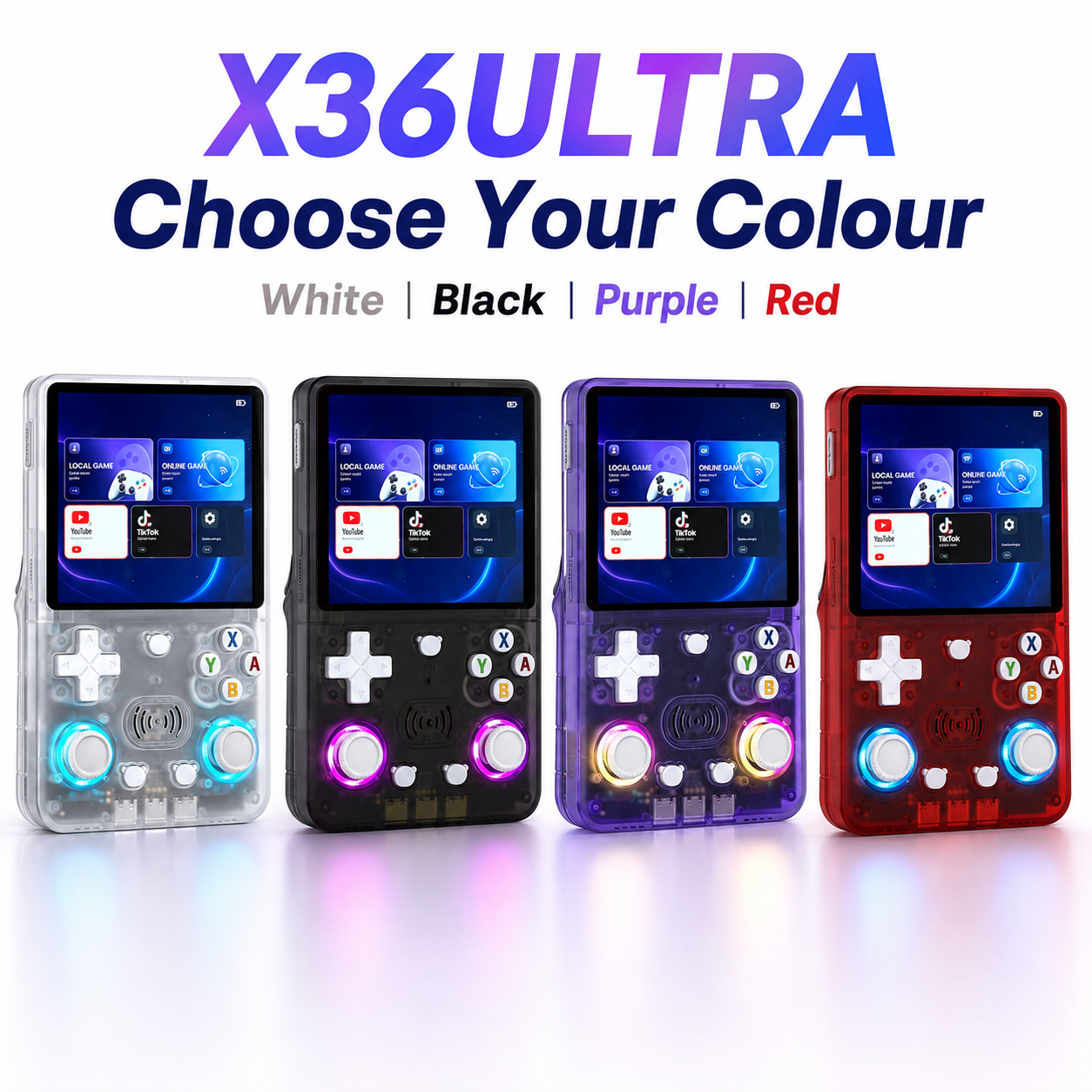 X36 Ultra retro handheld game console