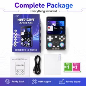 X36 Ultra 4.2-Inch Retro Handheld Game Console