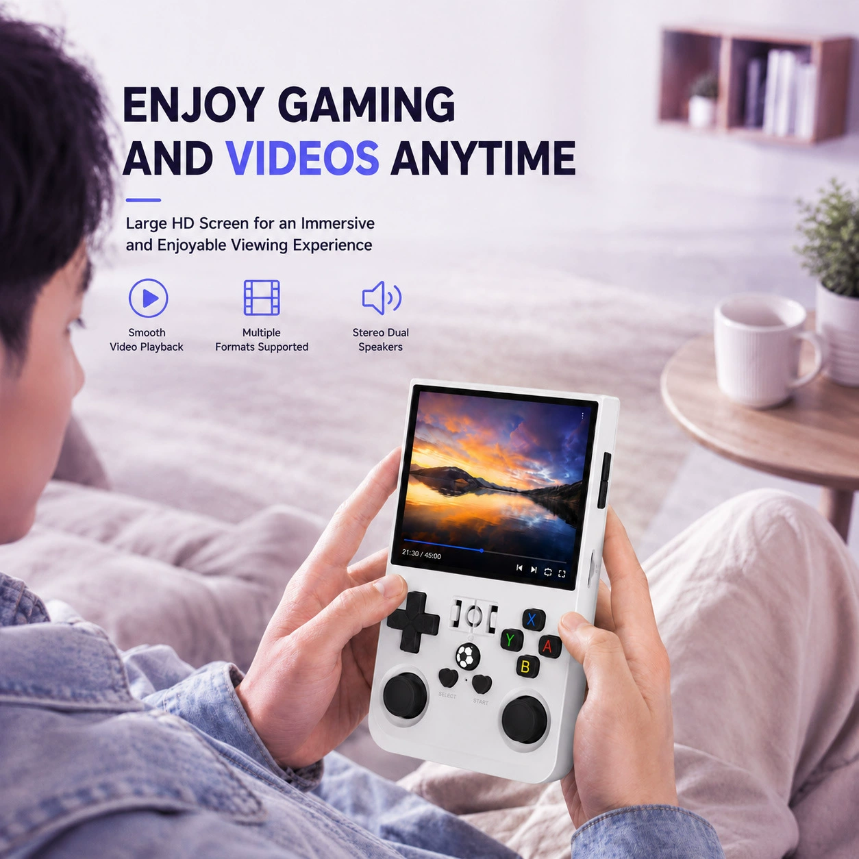 R36 Max 4-Inch Dual-System Retro Handheld Console - Image 3