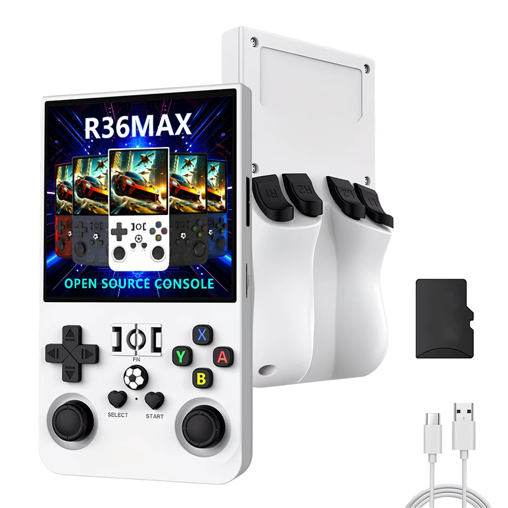 R36 Max 4-Inch Dual-System Retro Handheld Console